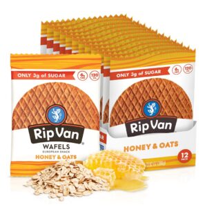 Rip Van Wafels Honey & Oats Stroopwafels 12ct